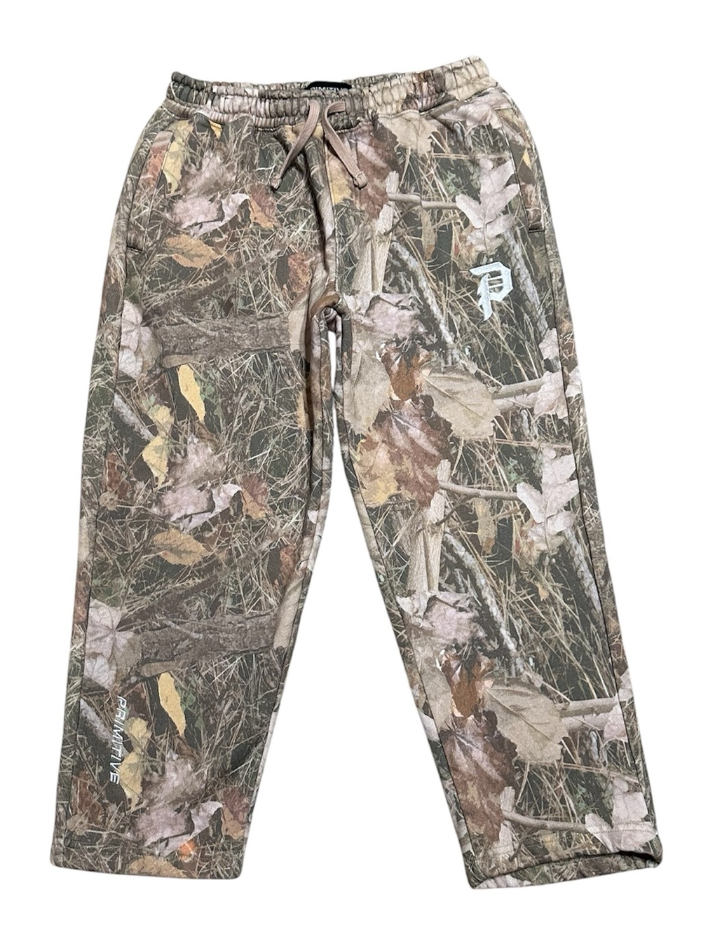 Primitive Kids Camo Sweatpants size Large zipper pockets